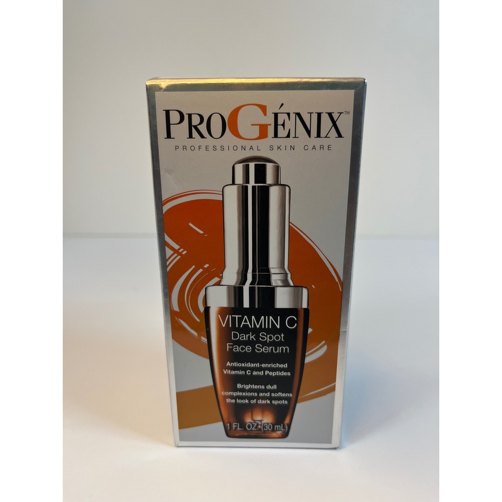 ProGenix Vitamin C Dark Spot Face Serum 1oz Brightening Anti-Aging Peptides